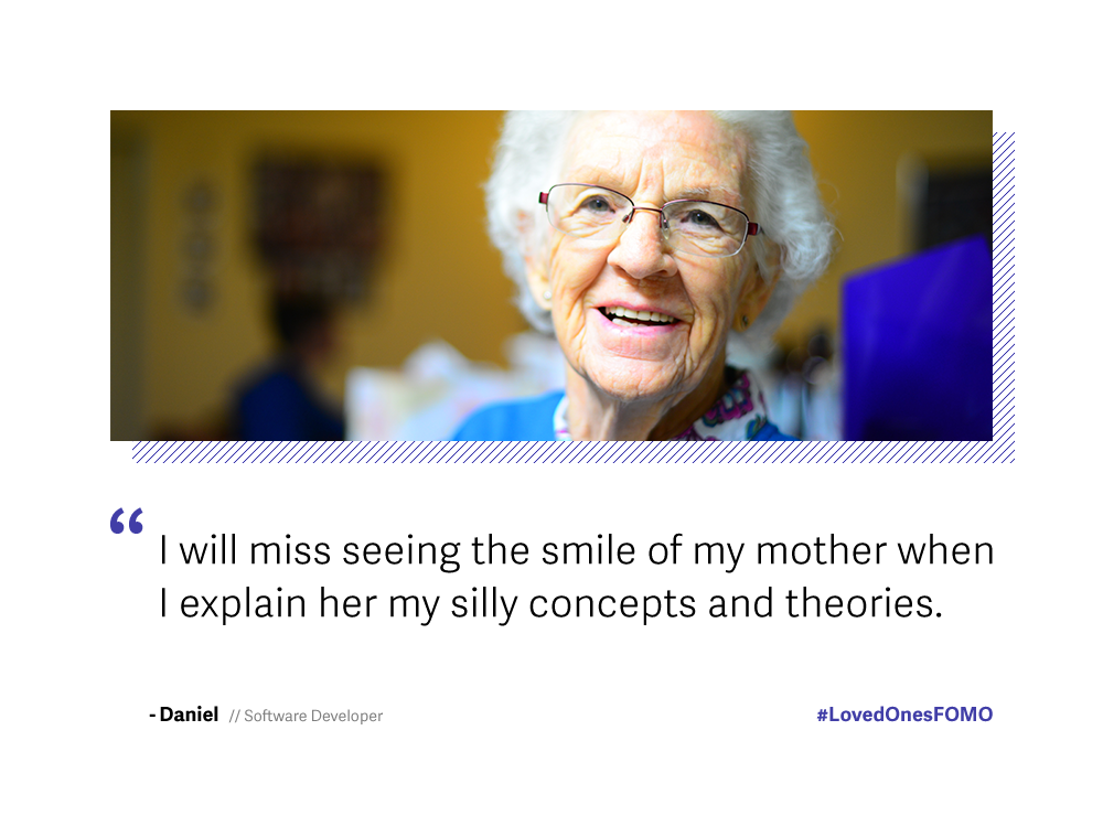 Fear of missing out loved ones