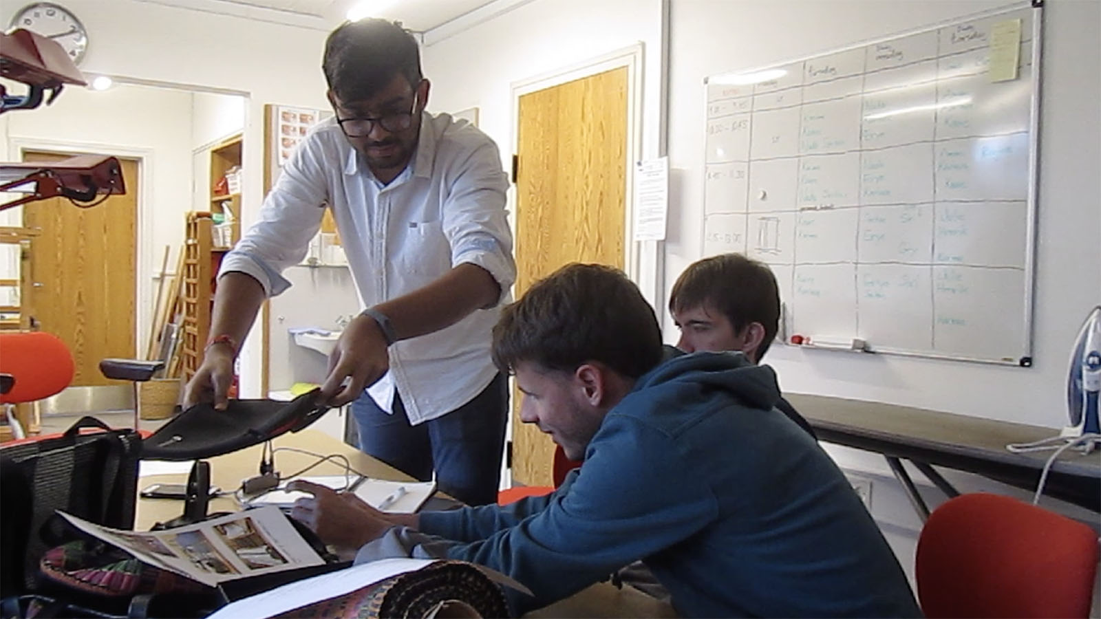 Co-creation session with 2 people who lost their vision